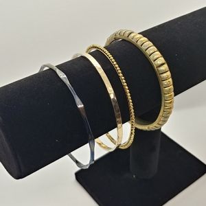 Four Metal Bangles